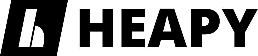 HEAPY black logo